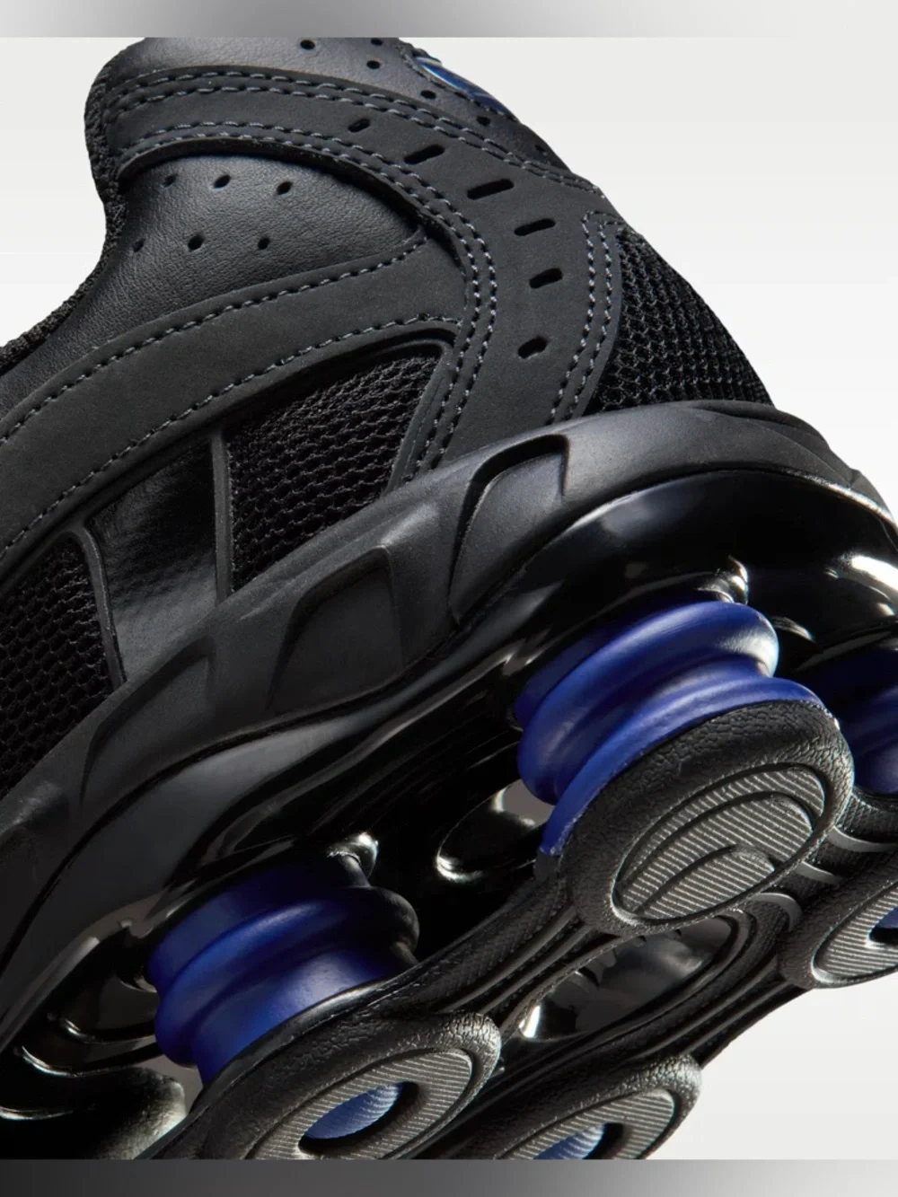 Nike Shox 🔥 Ride 2 Black Metallic Silver Deep Royal Blue IM5999-010 Size 10.5 - Picture 5 of 10